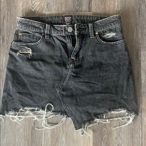BDG Black Denim Skirt